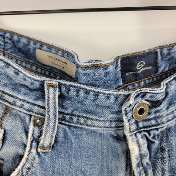 Ag Adriano goldschmied mens the graduate tailored leg 34x34 jeans - Picture 3 of 4